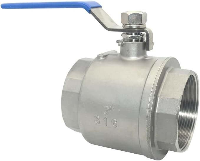 316 Stainless Steel 1/8"~3" Full Port Ball Valve - Image 2