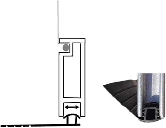 Prime-Line B 705 3/4 In. to 1-3/8 In. Wide, 7 foot, 7 ft., Single Pack - Image 5