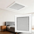 White 12x32in Return Air Grille, Cold Air Vent Cover by Unknown