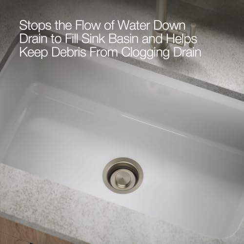 Kohler K-11352-BN Disposal Flange, Vibrant Brushed Nickel - Image 6