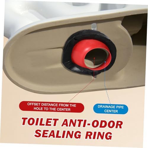 Alipis Bowl Installation Gasket Universal Wax Ring Gasket Leakproof Easy to - Image 3