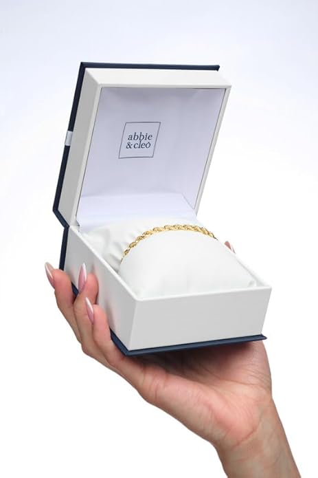 Gold Rope Chain Bracelet for Men & Women – 100% Real 10k or 14k Gold, Lightweight, Premium Craftsmanship