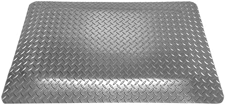 Rhino Mats DTT36DSGX11 Diamond Plate Anti-Fatigue Mat, 3 FT. x 11 FT. x 1 in. by Rhino+Mats
