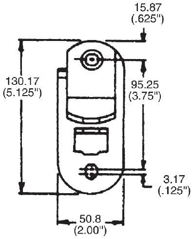 Trailer Door & Ramp Locking Hasp -3.75" Mounting- Cam Lock Latch Keeper -Zinc- - Image 5