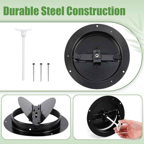 Therwen 2 Set 6 Inch Round Ceiling Diffuser Vent Cover - Image 4