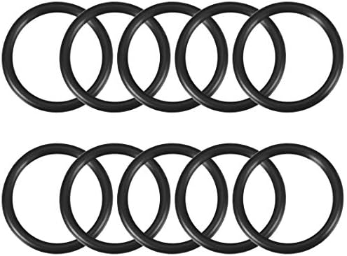 uxcell Nitrile Rubber O-Rings 40mm OD 32mm ID 4mm Width, Metric Sealing Gasket by uxcell
