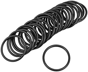 uxcell Nitrile Rubber O-Rings 33mm OD 28mm ID 2.5mm Width, Metric Nitrile by uxcell