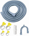 Elyfree Washing Machine Drain Hose, 12 Feet Universal Dishwasher Drain Hose by Elyfree-Qualityisourlife