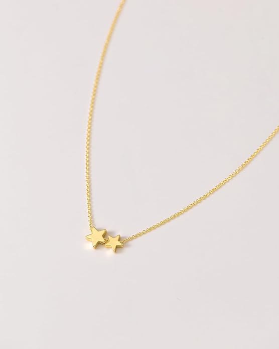 14K Gold Plated Dainty Pendant Butterfly Bead Boot Bee Baseball Flower Compass Airplane Heart Hummingbird Tree Necklace Simple Jewelry Gift for Women