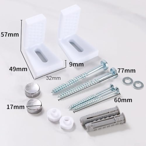 FABULETTA Toilet Anchor Bolts Set, Bidet Mounting Kit - Image 6