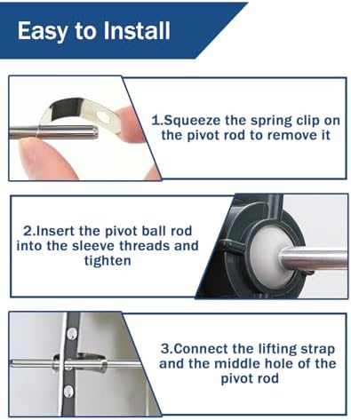 Lavatory Pop Up Center Piece Assembly, Sink Ball/Pivot Rod Sink Stopper - Image 6