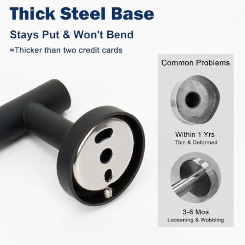 NearMoon Bathroom Toilet Paper Holder, Premium SUS304 Stainless Steel Rustproof - Image 3