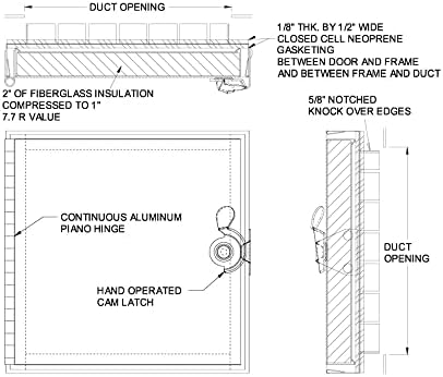 Hinged Duct Access Door - Image 5