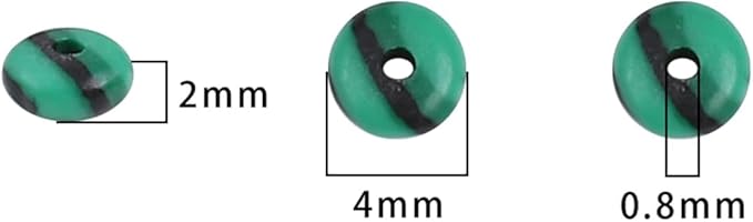 Natural Mix Colored Stone Spacer Beads Caps Rondelle Disk Loose Beads for Beading Jewelry Making 4mmx2mm 38cm