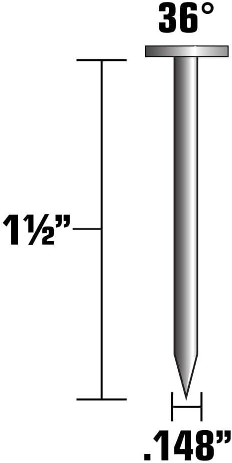 Metabo HPT Framing Nails | 1-1/2 in. x .148 in | Metal Connector, Paper Tape | - Image 2