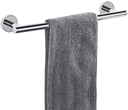 Nolimas Polished Chrome Bath Towel Bar Single Bars Towel Rack Rod Classic Wall by Giveyourbathroomanewlook