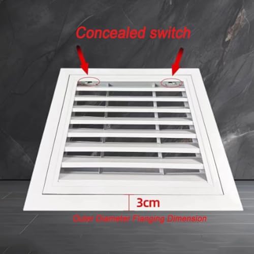 Air Return Vent Cover Decorative Aluminum Gable Vent Cutout 14x14 in - Image 3