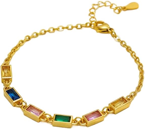 Solza Gold Plated Bracelet for Women – Adjustable Chain Bracelet, Stylish Fashion Jewelry, Non-Tarnish Charm and Rope Design, Elegant Everyday Accessory