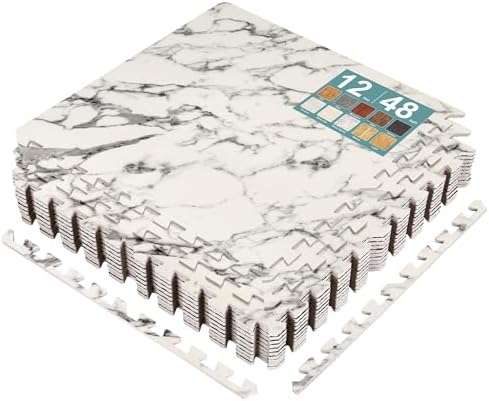 Sorbus Wood Grain Floor Tiles Foam Mat EVA Interlocking Mats Tile 3/8-Inch by Sorbus