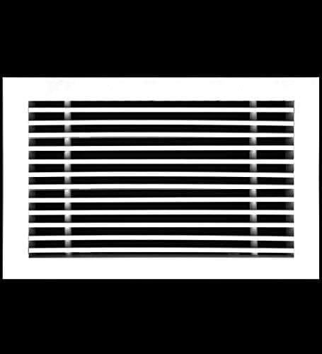 HVAC Premium 12"W X 6"H Linear Aluminum Clip-On Bar Return Air Grille - Image 2