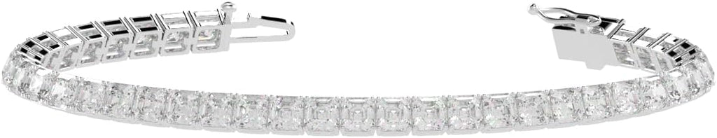 Houston Diamond District 2 to 28 Carat Lab Grown Diamond Classic Tennis Bracelet, 4-Prong Setting for Women (E-F Color, VS2-SI1 Clarity)