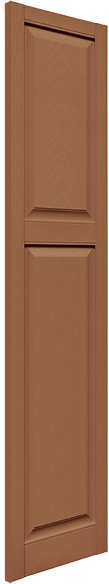 14.75 in. W x 67 in. H Builders Edge, Cottage Style, Raised Panel Shutters - Image 3