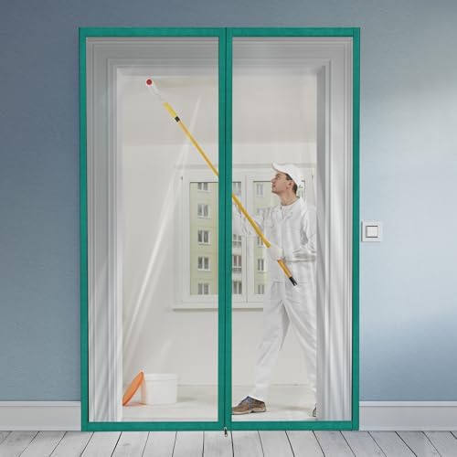 Amylove Zipper 48 x 87 Inch Dust Barrier Door Kit, 4 x 7.25 ft by Amylove