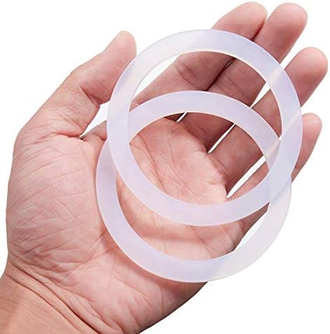 8 Pcs 9 Cups Replacement Food Grade Silicone Gasket, by LitOrange