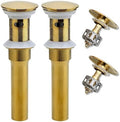 Rockgoya Bathroom Sink Drain, 2 Pack Gold Drain Stopper Bathroom Sink by Rockgoya