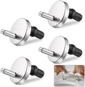 Supkiir 4Pcs Toilet Seat Bolts and Screws, Quick Release Top Hinge Fixings by Supkiir