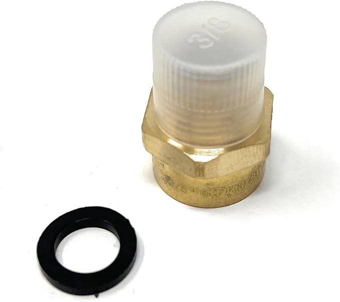 Cascada 3/8" G Thread Female to 3/8" NPT Thread Male Pipe Fitting Adapter - Image 5