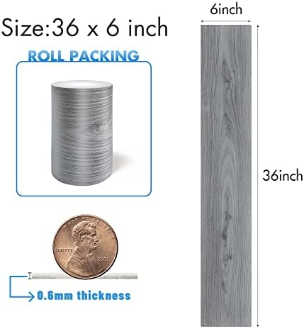 Lareko Peel and Stick Floor Tile, Self Adhesive Vinyl Wood Plank Flooring - Image 2