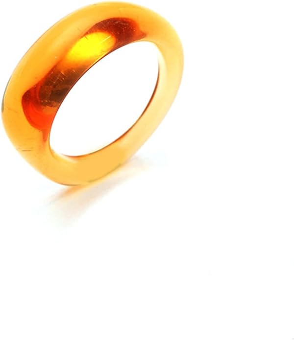 Multicolor Resin Chunky Rings for Women,Acrylic Plastic Rin Knuckle Finger Cute Trendy Aesthetic Y2k Statement Ring Vintage Simple Geometric Rings Jewelry