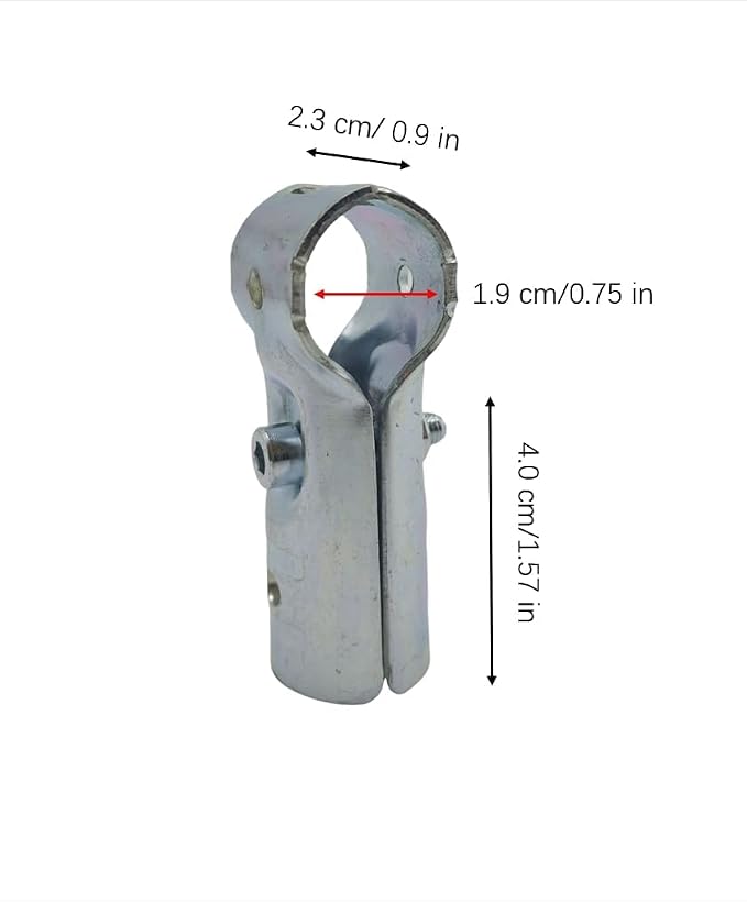 2 Pcs T Pipe Connector Tee Clamp Fittings, Fit 1/2" EMT Conduit OD 3/4 inch - Image 2