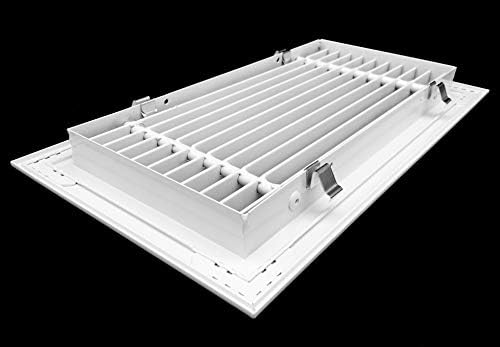 HVAC Premium 4"W X 4"H Linear Aluminum Clip-On Bar Return Air Grille - Image 5
