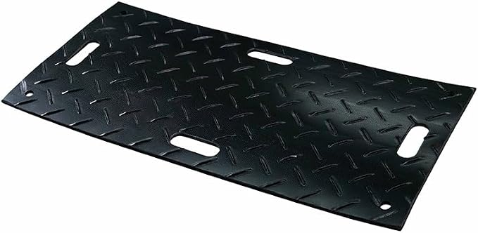 2' x 4' Ground Protection Mats w/Double Sided Diamond Plated Tread Design by MyteeProducts