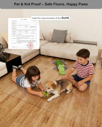 【16 Anti-Slip Stickers Included】3'×10' Clear Plastic Floor Runner, Non Slip - Image 5