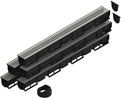 Vodaland - 3 Inch Easy 1 Premium Trench Drain Channel - Galvanized Stamped - Image 4
