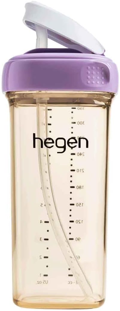 hegen PCTO™ 330ml/11oz Straw Cup PPSU Purple (9 months and above)