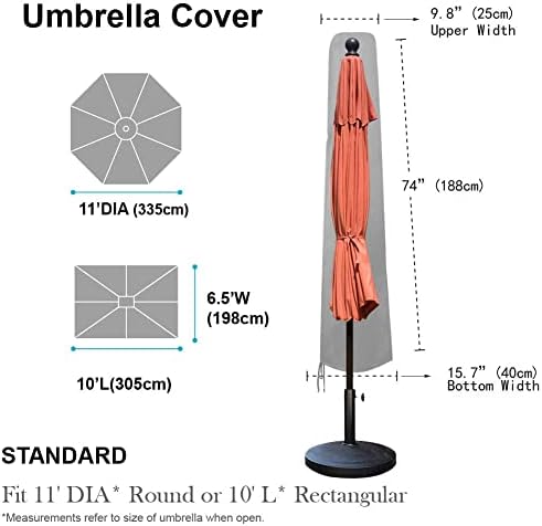 EliteShade USA Patio Outdoor Market Patio Umbrella Covers - Image 2