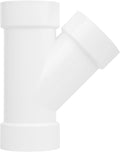 3" PVC 45 Degree Wye DWV Pipe Fittings SCH40 PVC DWV Sanitary Y-TEE Pipe by Lswteiz