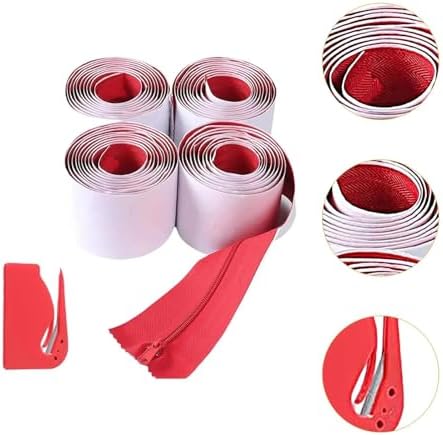 Zipper Door 4 Roll Dust Barrier Zipper 7ft X 3in Outdoor Door Zip Professional - Image 5