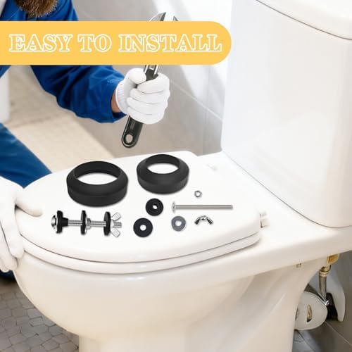 Universal Toilet Tank to Bowl Gaskets Kit, Fits Most 2-Inch and 3-Inch Leak - Image 3