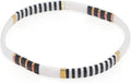 Sonateomber Tila Flat Beaded Stretch Bracelets for Women, Trendy Unique Colorful Square Beads Handmade Stack Bracelet Friendship Accessories Fashion Jewelry Gift