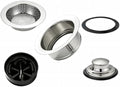 Garbage Disposal Flange Kit 5 Piece, 3-1/2 Inch Sink Stopper Set, Polished by UHOUSING