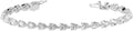 Houston Diamond District 2 to 28 Carat Lab Grown Diamond Classic Tennis Bracelet, 4-Prong Setting for Women (E-F Color, VS2-SI1 Clarity)