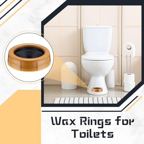 Marsui 8 Pack Toilet Wax Ring Seal Gasket 3-4 Inch, Extra Thick - Image 6