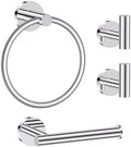 Lairuier Bathroom Hardware Set, 4-Piece Towel Holder Set Include Toilet Paper by LairuierBathroomHardwareSet