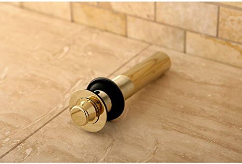 Kingston Brass KB3002 Fauceture Lift and Turn Sink Drain, Polished Brass - Image 2