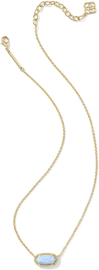 Kendra Scott Elisa Pendant Necklace for Women, Fashion Jewelry, 14k Gold-Plated